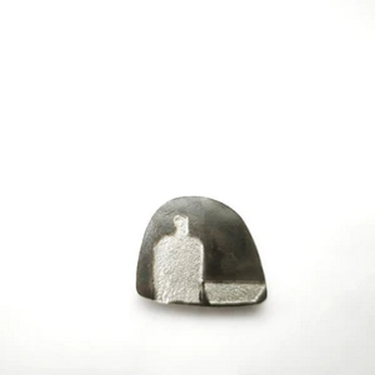 Double PIN bottle and plate - Handmade 925 Sterling Silver Pendant by Inês Almeida