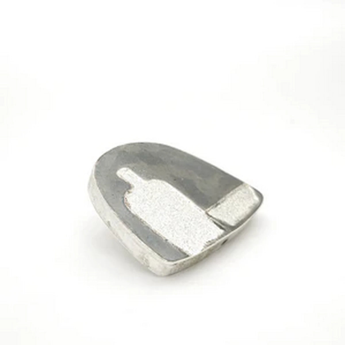 Double PIN bottle and plate - Handmade 925 Sterling Silver Pendant by Inês Almeida